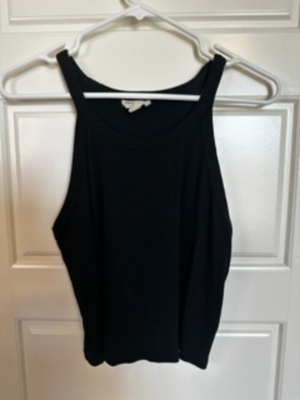 Open Edit Black Tank Top